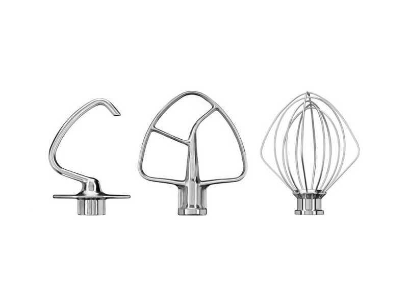 KitchenAid 5KSM5TH3PSS - Set 3 accesorios acero inoxidable