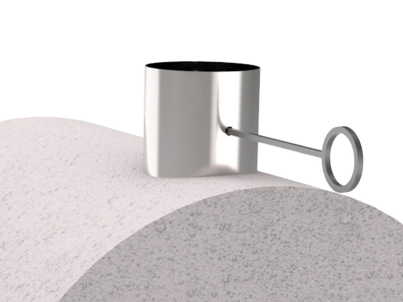 Edilmark FR 1600 - Horno de le&ntilde;a de empotrar con superficie de cocci&oacute;n 86x84 cm