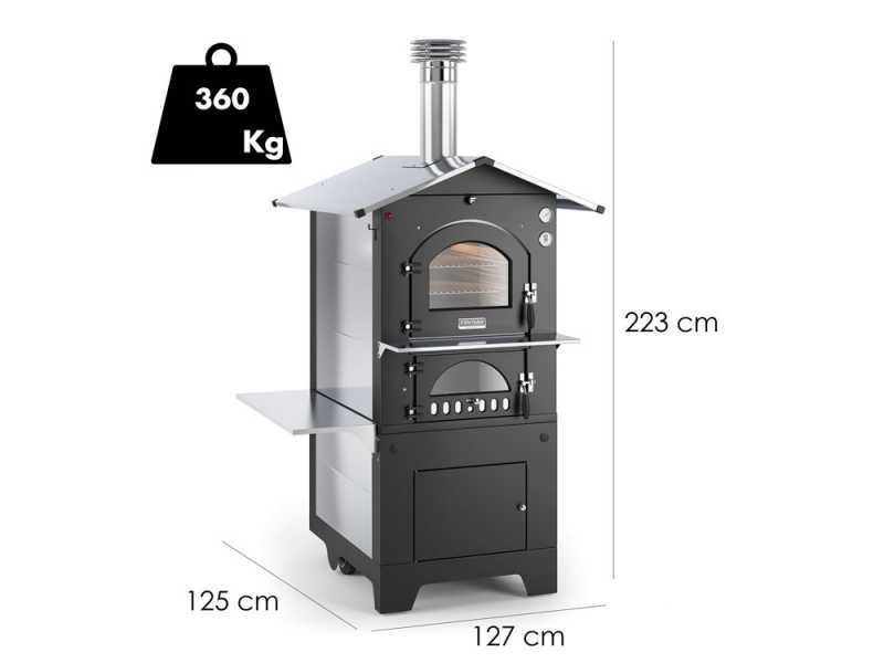 Fontana Gusto - Horno de le&ntilde;a de exterior 80X54 cm