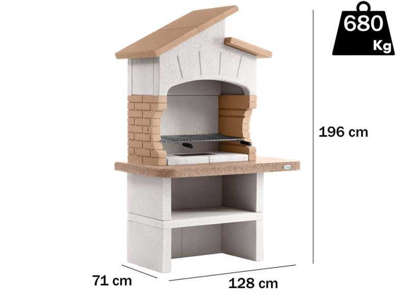 Palazzetti Lido - Barbacoa de obra para le&ntilde;a y carb&oacute;n