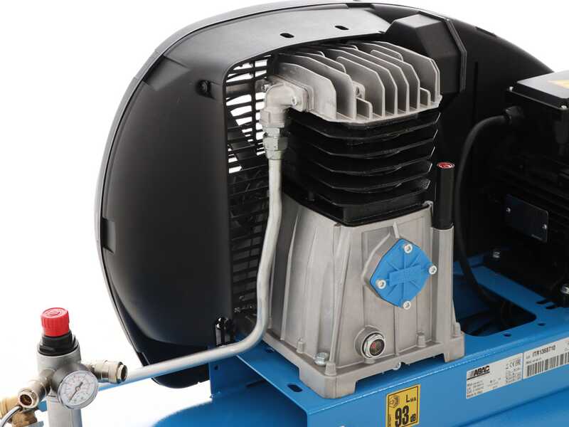 ABAC LINE A39 200 CT3 - Compresor de aire el&eacute;ctrico trif&aacute;sico de correa - Motor 3 HP - 200 L