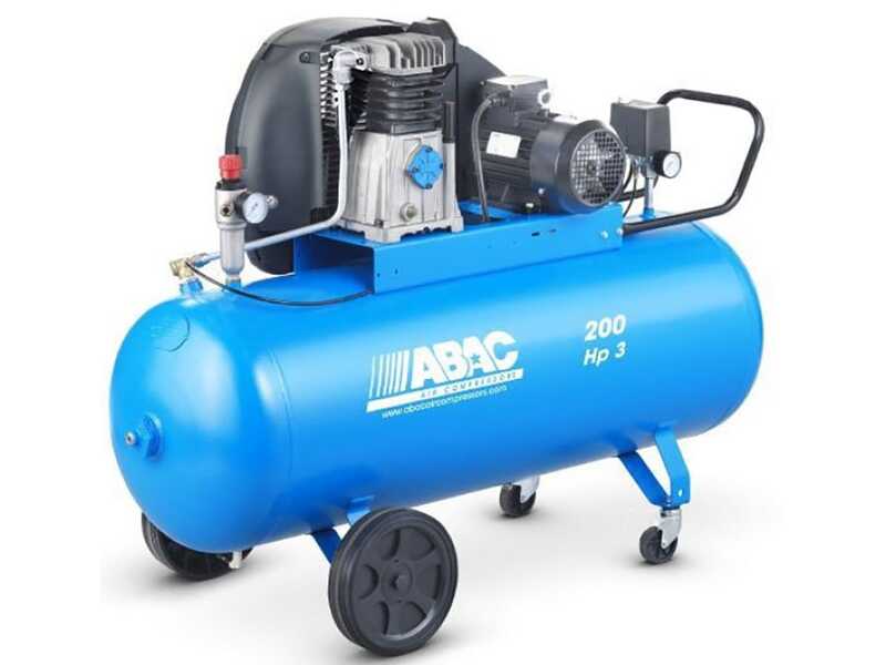 ABAC LINE A39 200 CT3 - Compresor de aire el&eacute;ctrico trif&aacute;sico de correa - Motor 3 HP - 200 L