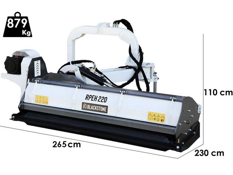 BlackStone RPEH 220 - Trituradora lateral de brazo para tractor - Serie pesada