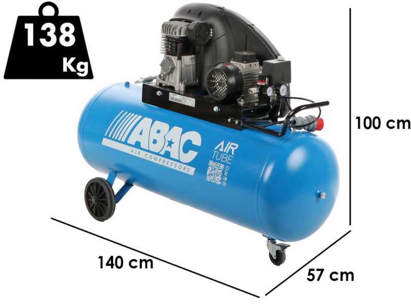 ABAC EXT A29B 200 CT3 - Compresor de aire el&eacute;ctrico trif&aacute;sico de correa - Motor 3 HP - 200 L