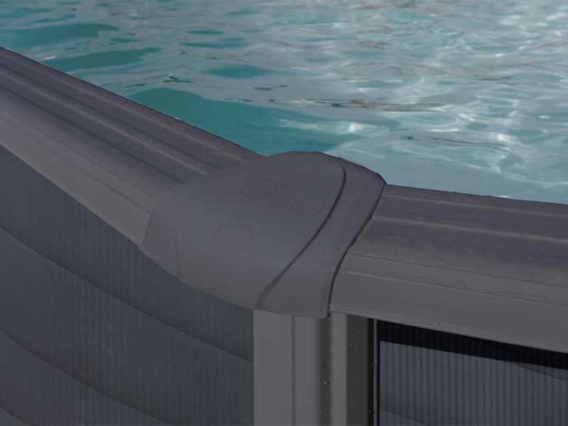 Gre Granada Redonda &Oslash;460 x 132 cm - Piscina desmontable de acero