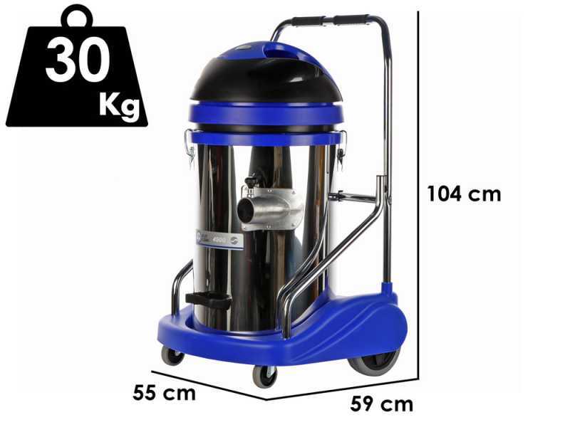 Annovi &amp; Reverberi 4900 - Aspirador de polvo - Bid&oacute;n Inox 77 L - 3600W
