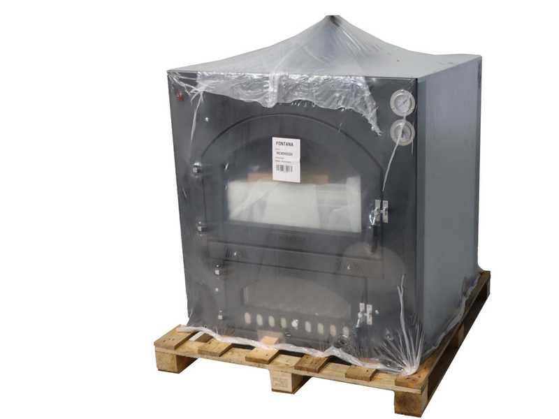 Fontana INC80X65QV - Horno de le&ntilde;a de empotrar