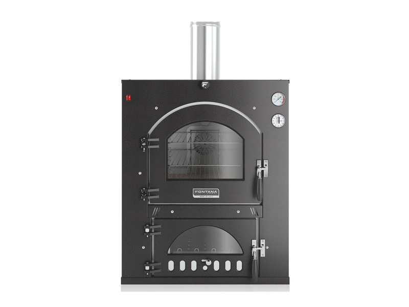 Fontana INC80X65QV - Horno de le&ntilde;a de empotrar