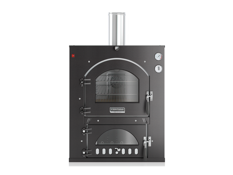 Fontana INC80X54QV - Horno de le&ntilde;a de empotrar