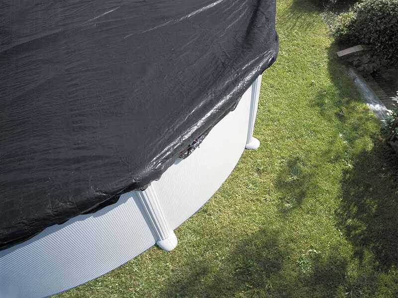 Cubierta para piscina ovalada Gre 730 x 375 cm