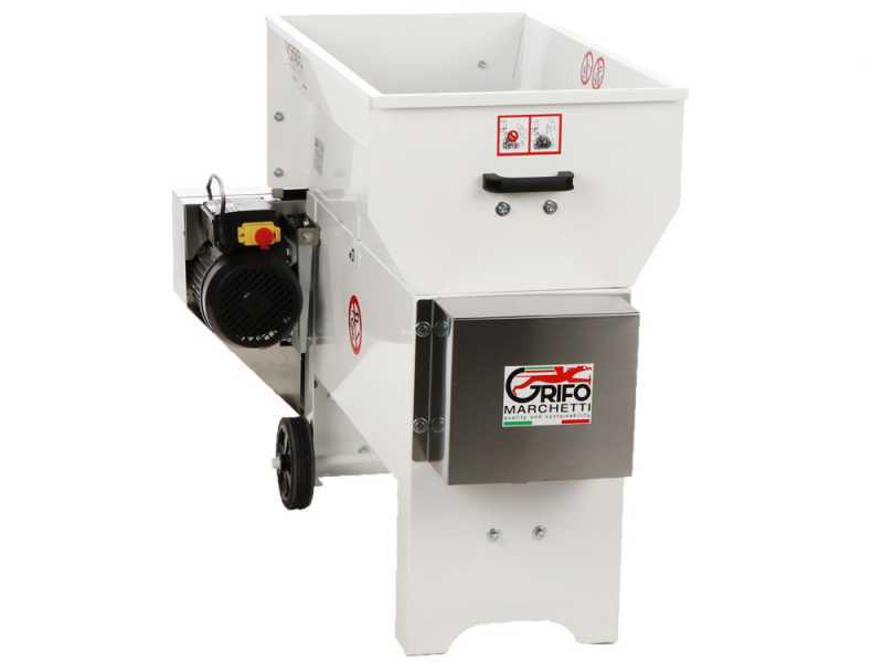 Grifo DVEP20R - Despalilladora el&eacute;ctrica con bomba y rodillos - Con protecciones incluidas
