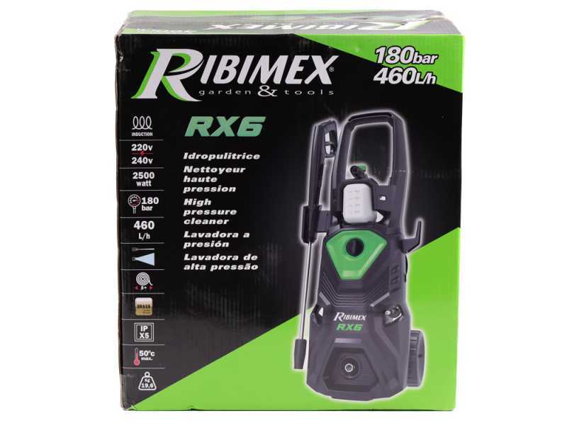 Ribimex RX6 - Hidrolimpiadora de agua fr&iacute;a - 180 bar max - Caudal 460 lt/h