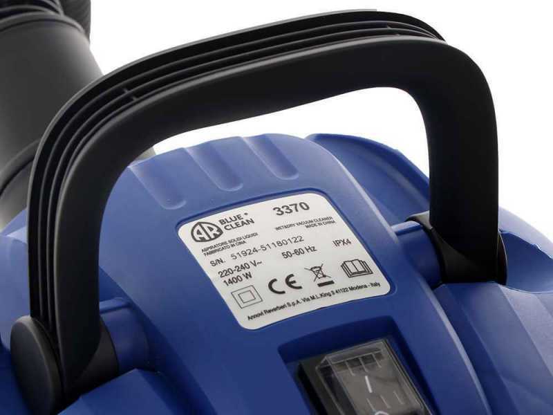 Annovi &amp; Reverberi AR3370 - Aspirador de l&iacute;quidos y s&oacute;lidos - Bid&oacute;n Inox 20 l - 1400W