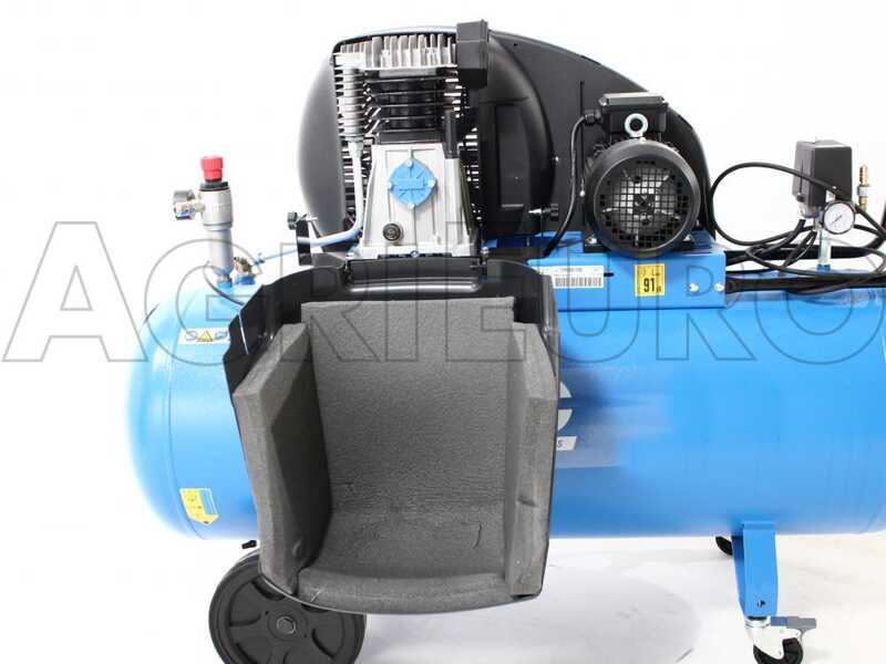 ABAC SILENT A39B 270 CT4 - Compresor de aire el&eacute;ctrico trif&aacute;sico de correa silencioso - Motor 4 HP - 270 L