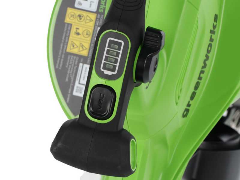Greenworks GD48BVIIK4 - Soplador - Aspirador de bater&iacute;a 48V/4ah