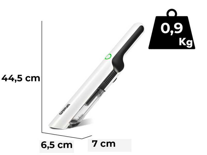 G3 Ferrari Stardust Smart - Aspirador port&aacute;til recargable - Bater&iacute;a de 11.1V