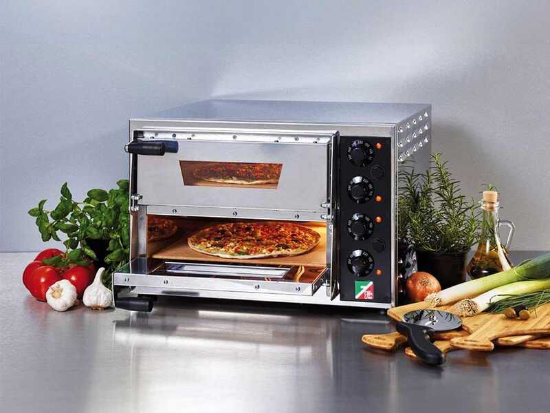 Effeuno EFFE 11 - Horno el&eacute;ctrico para pizza - Doble c&aacute;mara