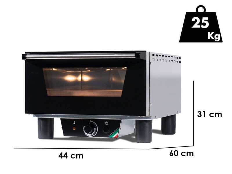 Effeuno Linea N3 - Horno el&eacute;ctrico para pizza - 2100 W