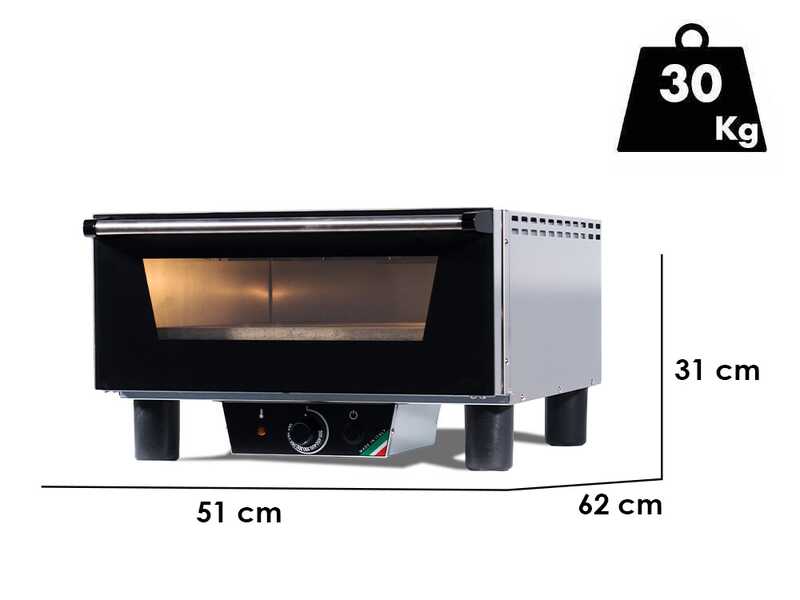 Effeuno Linea N4 - Horno el&eacute;ctrico para pizza - 2800 W