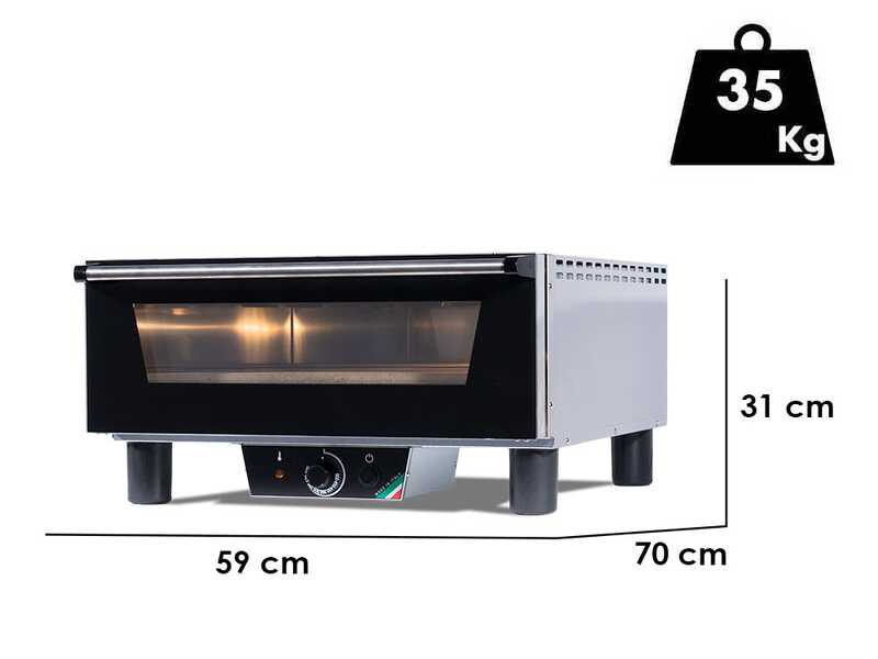 Effeuno Linea N5 - Horno el&eacute;ctrico para pizza - 3200 W