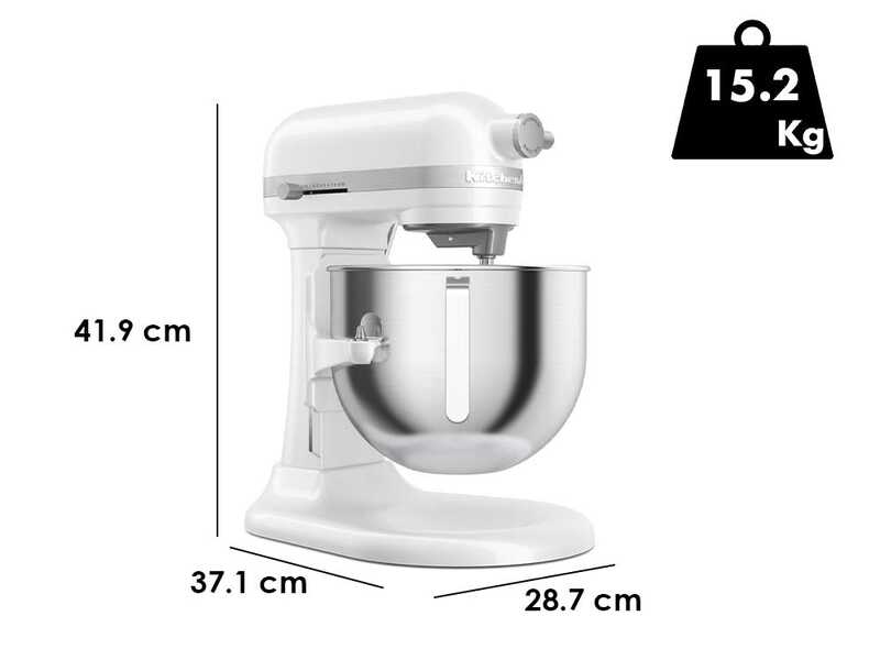 KitchenAid Heavy Duty 5KSM70JPX-EWH Blanco - Amasadora Planetaria