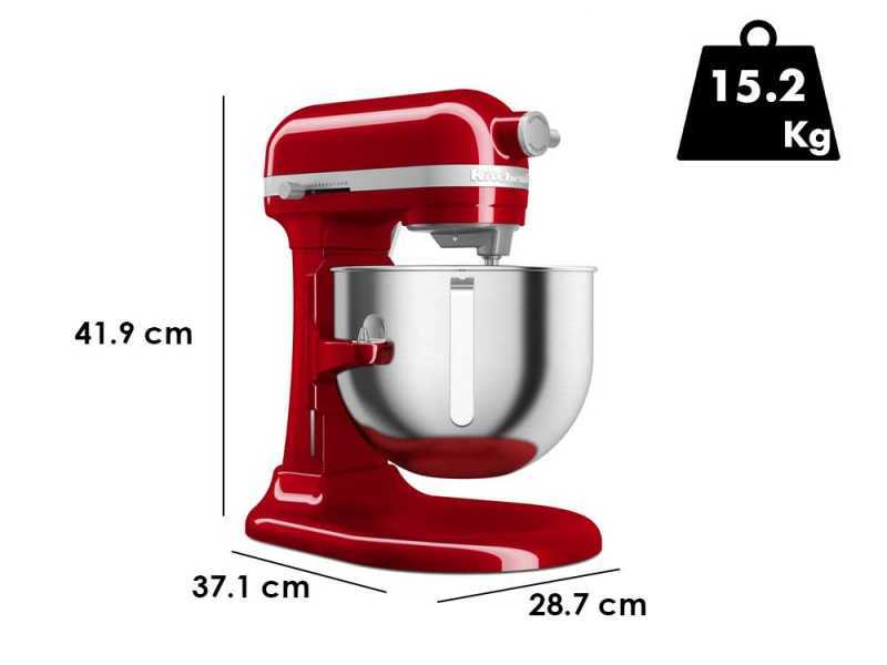 KitchenAid Heavy Duty 5KSM70JPX Rojo - Amasadora Planetaria
