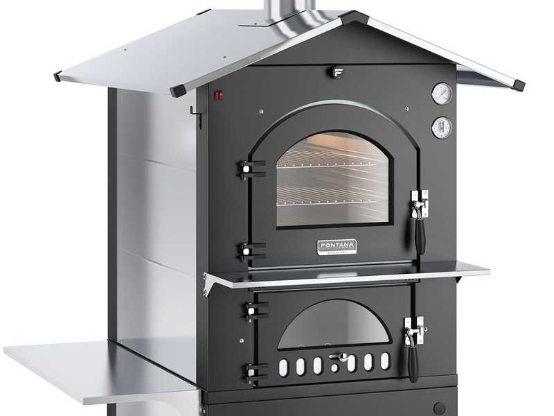 Fontana Gusto - Horno de le&ntilde;a de exterior 80X65 cm