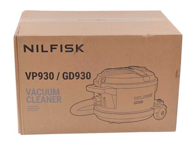 Nilfisk VP 930 Eco Pro Hepa Azul HF EU - Aspirador profesional - Bid&oacute;n de acero 15 l - 760W