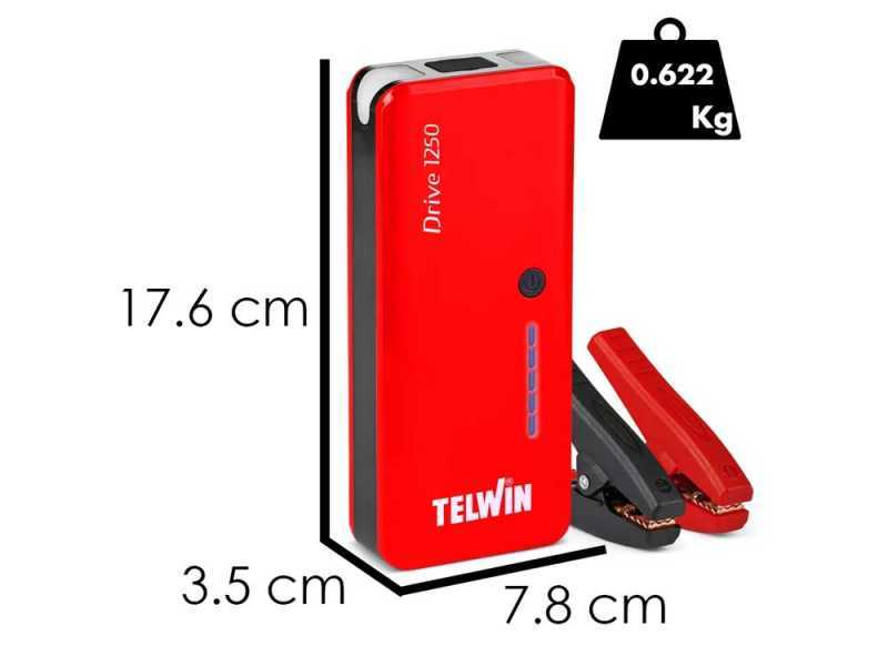 Telwin Drive 1250 - Arrancador port&aacute;til multifunci&oacute;n - power bank