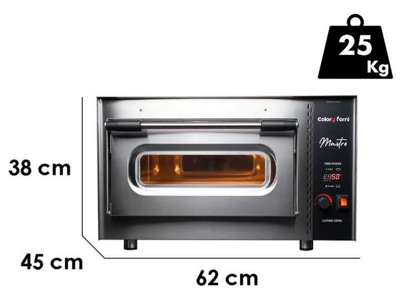 Calory Forni CF62E Mastro - Horno el&eacute;ctrico para pizza c&aacute;mara alta