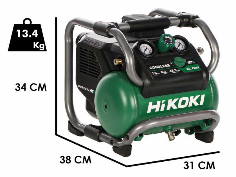 HIKOKI EC36DAW4Z - Compresor port&aacute;til de bater&iacute;a - 36V - BATER&Iacute;A Y CARGADOR NO EST&Aacute;N INCLUIDOS