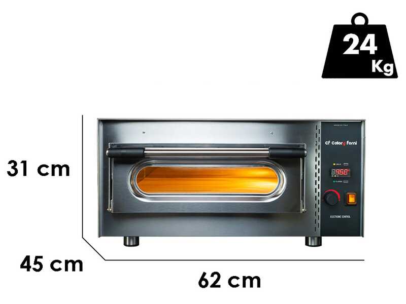 Calory Forni CF62E - Horno el&eacute;ctrico para pizza - 2800 W