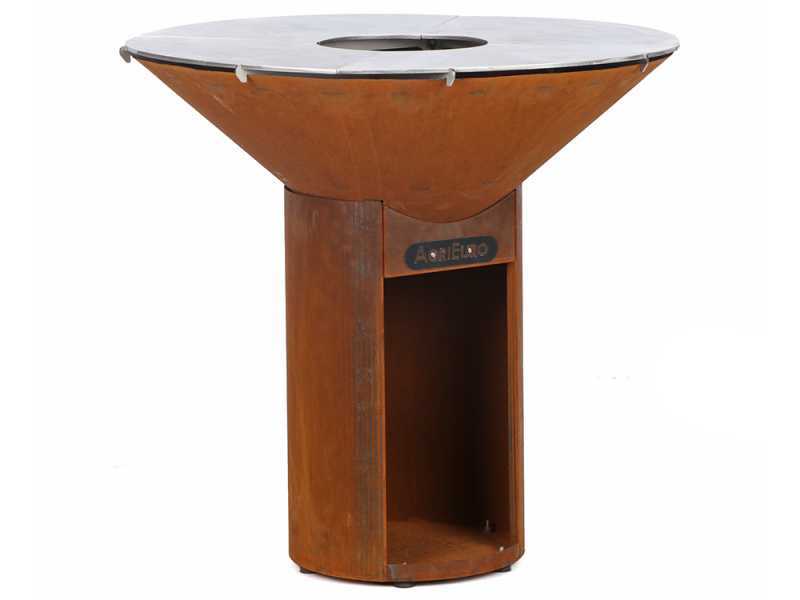AgriEuro Top-Line Icon 100 - Barbacoa de le&ntilde;a de corten