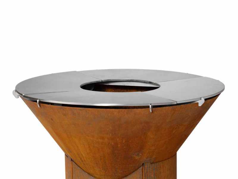 AgriEuro Top-Line Icon 100 - Barbacoa de le&ntilde;a de corten