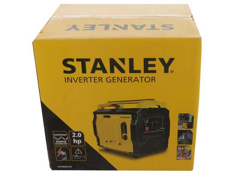 Stanley SIG 1200S - Generador de corriente inverter 1,02 kW - Continua 1 kW Monof&aacute;sica