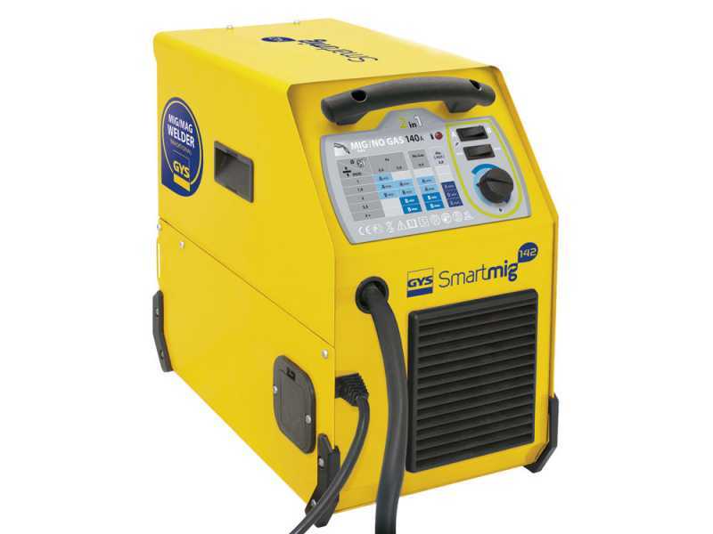 GYS SMARTMIG 142 - Soldadora con transformador (MIG/MAG: GAS, SIN GAS) - corriente continua (DC)