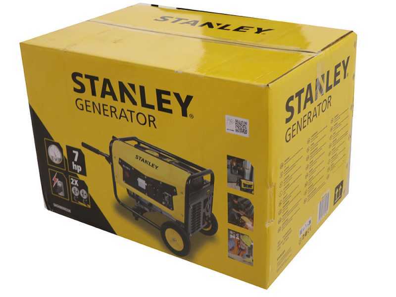 Stanley SIG 3100B - Generador de corriente a gasolina - AVR 2.9 kW - Continua 2.6 kW Monof&aacute;sica