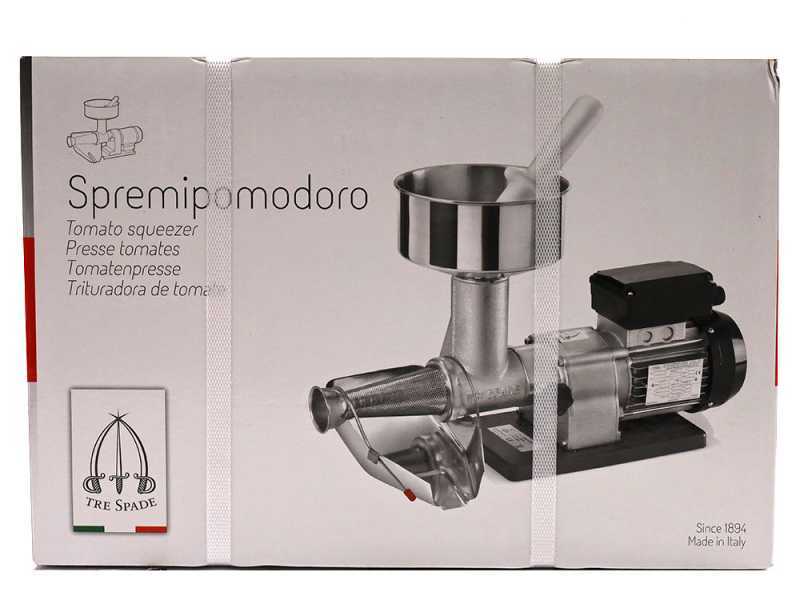 Tre Spade BIG-40 MO/MO - Trituradora de tomate el&eacute;ctrica - 300W