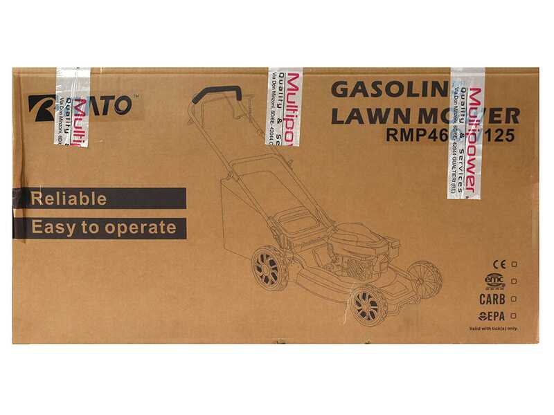 Rato Multipower RMP46Q-V125 - Cortac&eacute;sped de gasolina - Motor Rato de 127cc