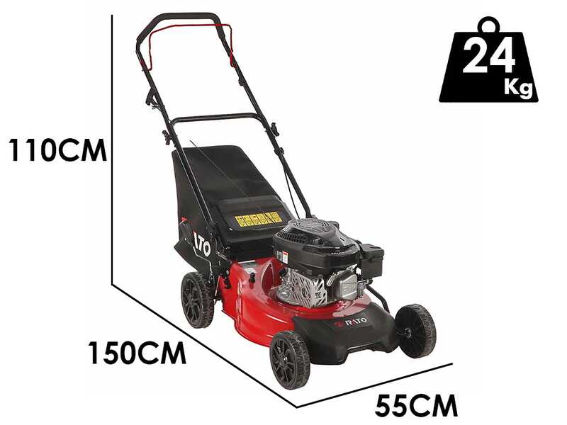 Rato Multipower RMP46Q-V125 - Cortac&eacute;sped de gasolina - Motor Rato de 127cc