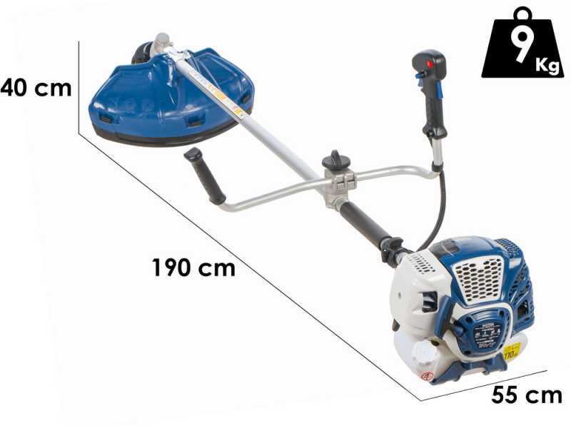 BullMach Centauro 52 - Desbrozadora de mezcla - Manillar doble
