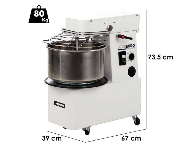 Mixer 2000 H2O Deluxe - Amasadora de espiral de alta hidrataci&oacute;n - Capacidad 16 Kg - Trif&aacute;sica