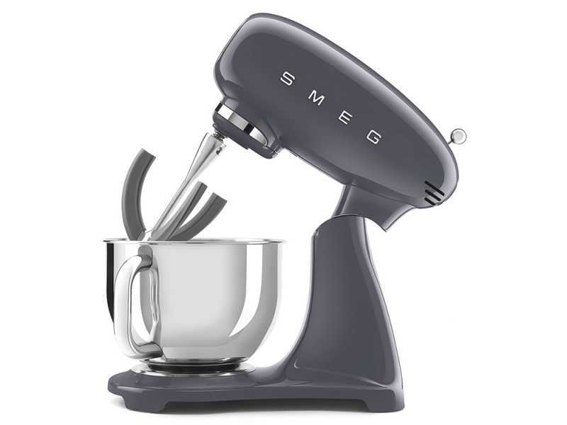 Smeg Full Color Gris - Amasadora Planetaria - Cuba de acero inoxidable de 4,8 litros