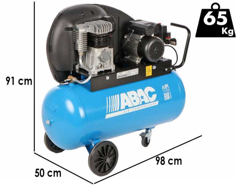 ABAC EXT A29B 90 CM2 - Compresor de aire el&eacute;ctrico monof&aacute;sico de correa - Motor 2 HP &ndash; 90 L