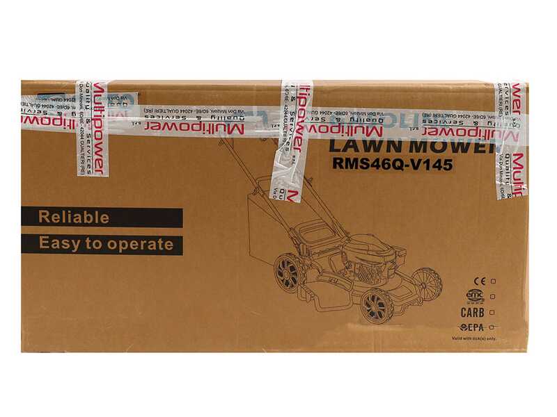 Rato Multipower RMS46Q-V145 - Cortac&eacute;sped de gasolina autopropulsado - Motor Rato de 144cc
