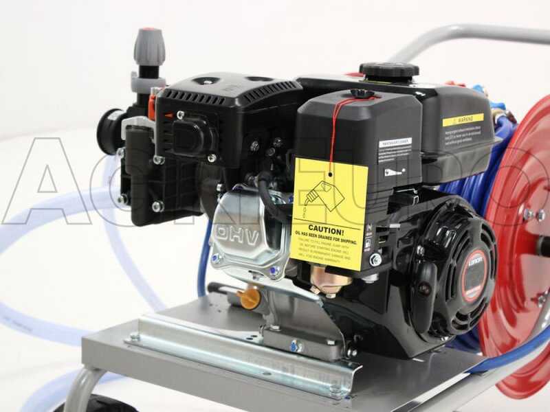 Motobomba fumigadora con carro - Comet MP30 motor Loncin G200F