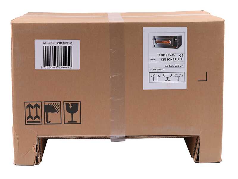 Calory Forni CF62M One Plus - Horno el&eacute;ctrico para pizza - Mec&aacute;nico