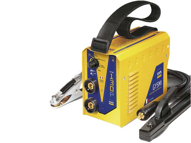 GYS GYSMI 130P - Soldadora inverter (MMA) - corriente continua (DC) - M&aacute;scara