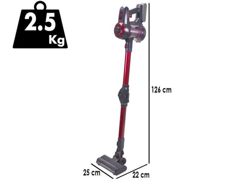 Beper P202ASP100 - Escoba el&eacute;ctrica recargable - 2 en 1 - 22,2 V 2 Ah