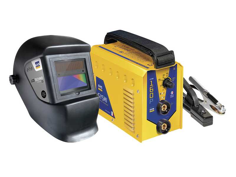 GYS GYSMI 160P - Soldadora Inverter (MMA) - corriente continua (DC) - M&aacute;scara